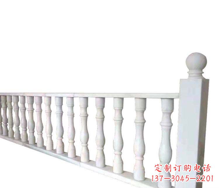 武汉别墅汉白玉栏杆景观石雕