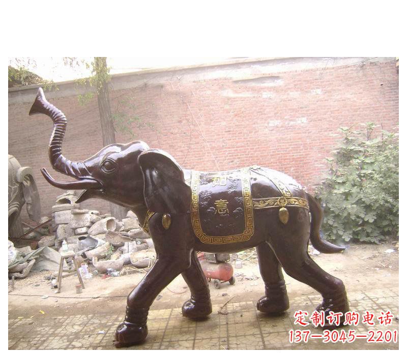 武汉玻璃钢大象雕塑