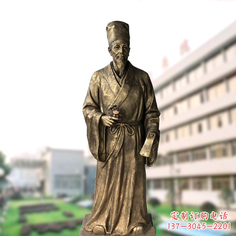 武汉李时珍药圣的雕塑艺术