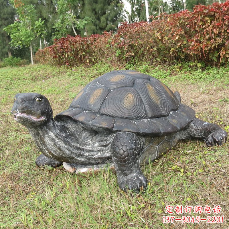 武汉玻璃钢乌龟雕塑传承古老文化