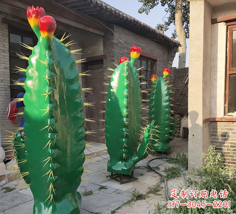 武汉仙人掌雕塑玻璃钢的艺术精品