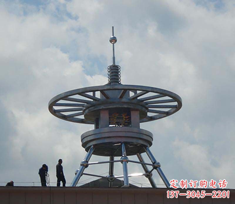 武汉不锈钢避雷针景观雕塑——安全防护与美丽结合