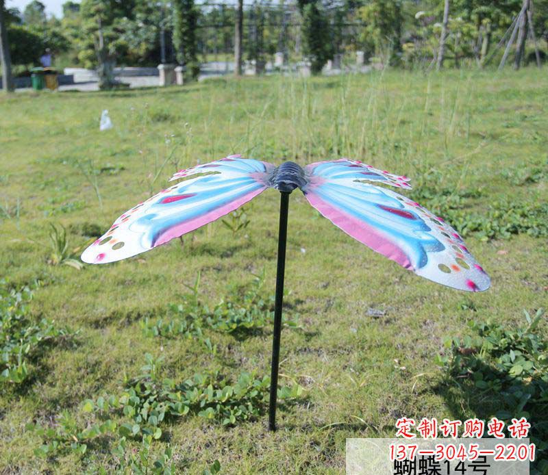 武汉不锈钢彩色蝴蝶雕塑艺术之美
