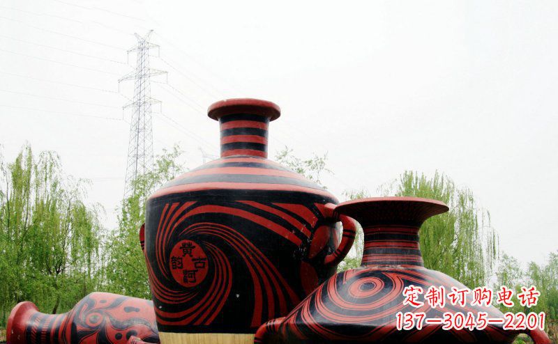 武汉不锈钢彩色花盆雕塑让空间更加精致