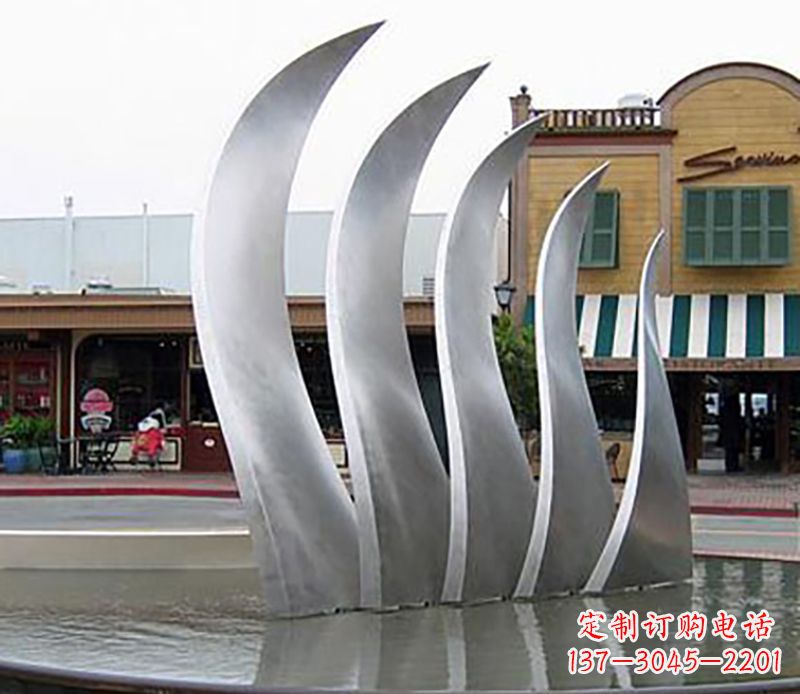 武汉不锈钢翅膀雕塑给空中带来力量与美丽