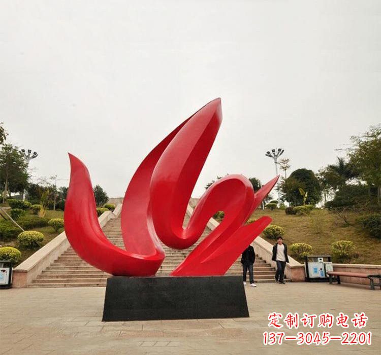 武汉不锈钢火苗雕塑艺术之灵感