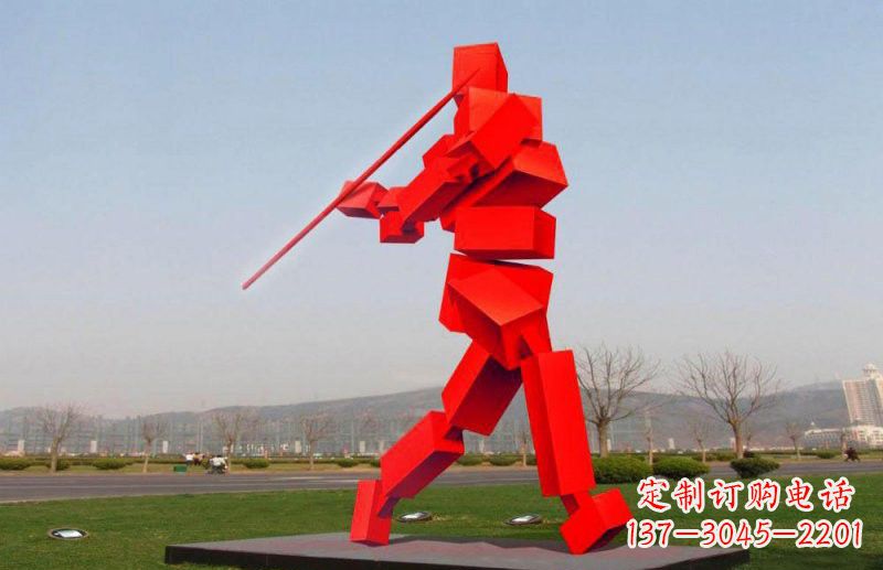 武汉不锈钢标枪雕塑