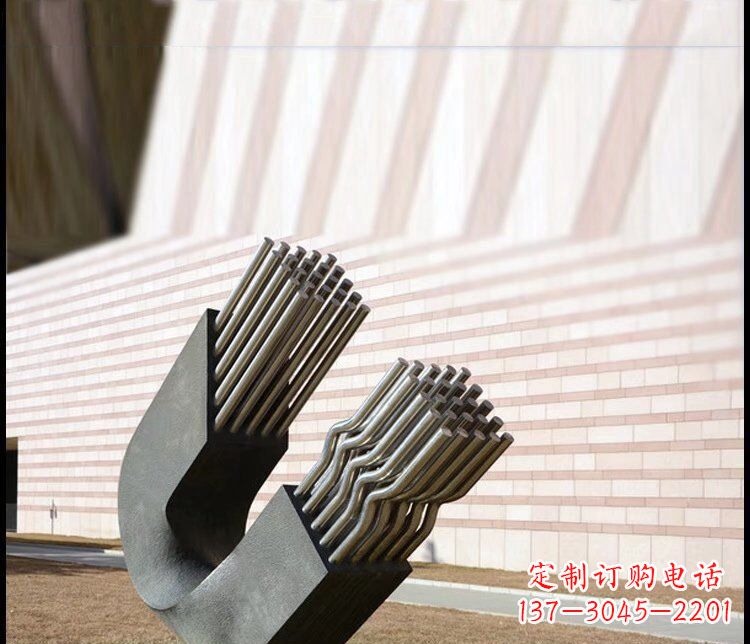 武汉不锈钢磁铁雕塑,给景观带来无限魅力