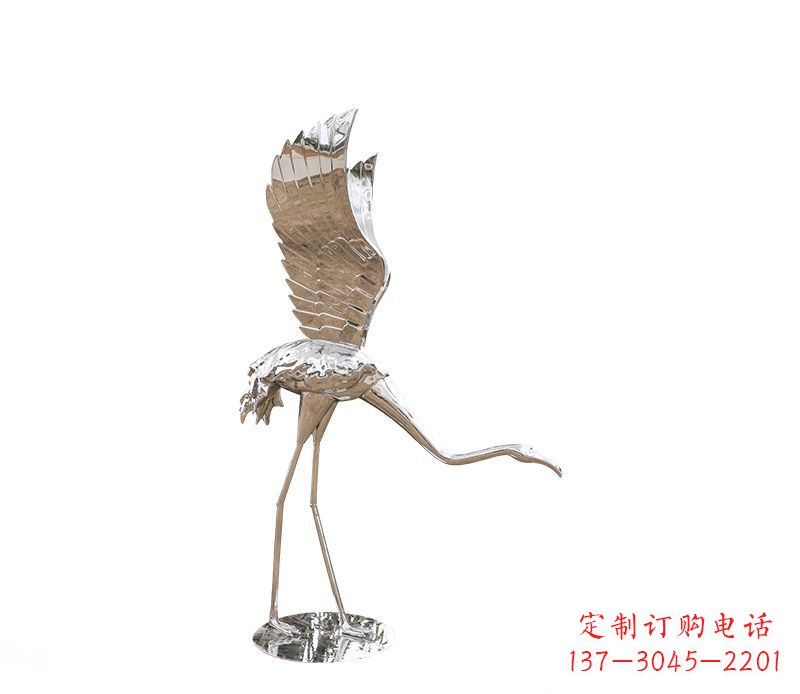 武汉不锈钢火烈鸟雕塑灿烂耀眼的艺术之作