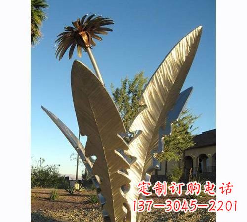 武汉不锈钢蒲公英雕塑——点缀公园美景