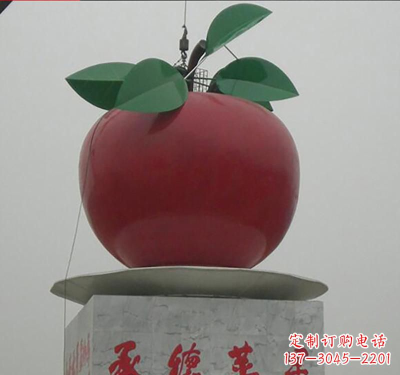 武汉不锈钢苹果雕塑一件充满艺术气息的作品
