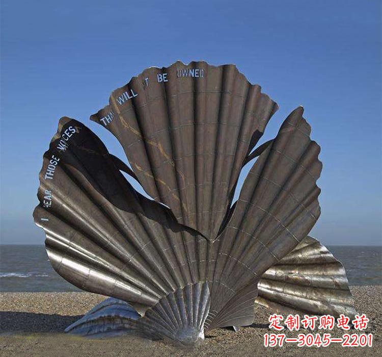 武汉不锈钢贝壳雕塑海洋艺术的精粹