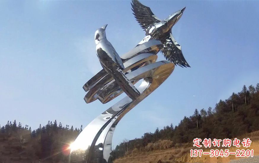 武汉不锈钢动物雕塑——美化城市环境