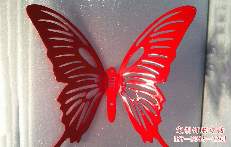 武汉不锈钢蝴蝶雕塑让蝴蝶飞跃展现灿烂美丽