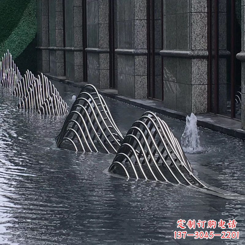 武汉不锈钢假山雕塑精美外形,百变造型
