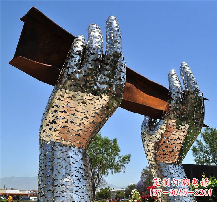 武汉不锈钢拱门雕塑精美绝伦