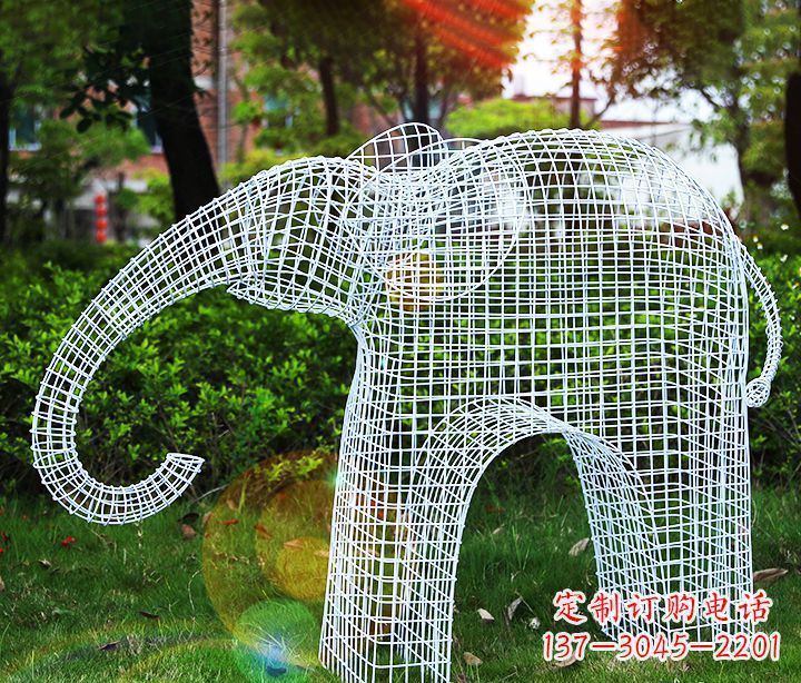 武汉不锈钢大象雕塑给城市带来美丽的艺术