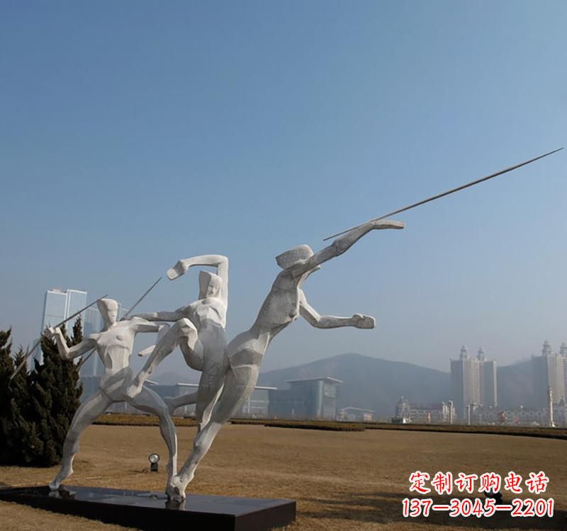 武汉不锈钢标枪雕塑