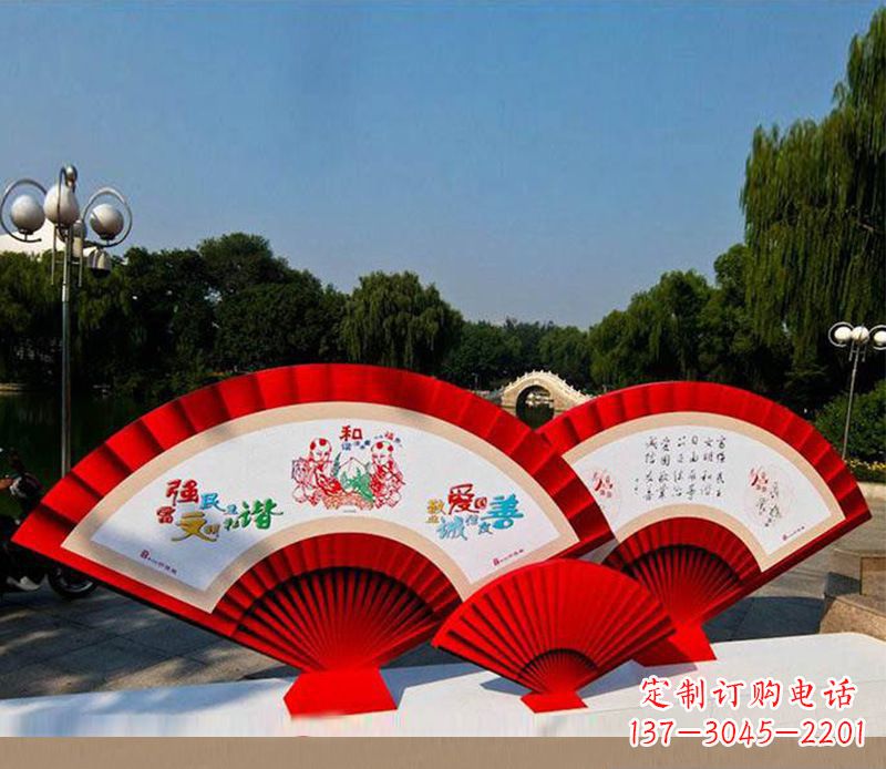 武汉不锈钢价值观雕塑——见证社会主义核心价值观