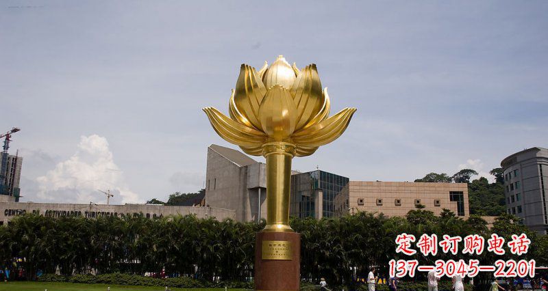 武汉不锈钢莲花雕塑——精美的艺术品