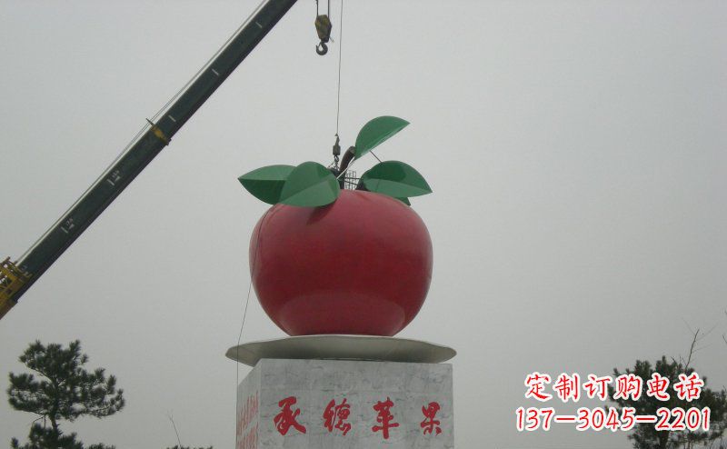 武汉不锈钢苹果雕塑艺术与美学的完美结合