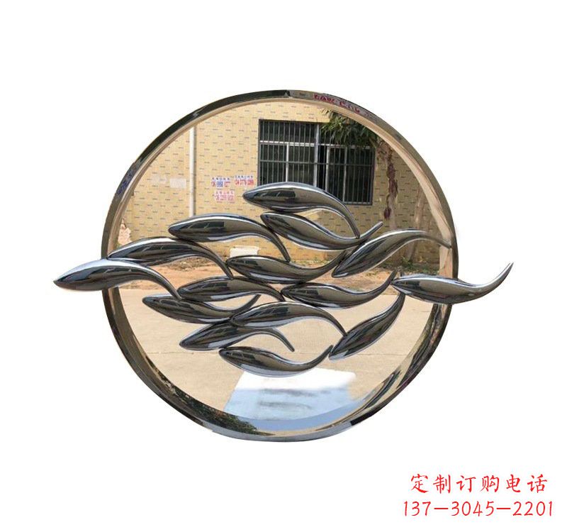 武汉不锈钢圆环雕塑精美完美的艺术之作