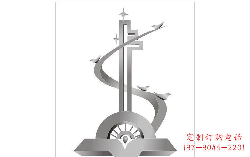 武汉不锈钢钥匙雕塑现代艺术中的精彩之作