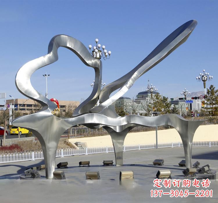 武汉不锈钢艺术钢琴雕塑展现精致之美