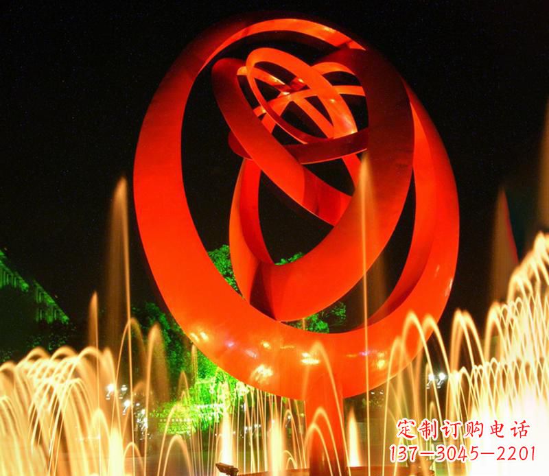 武汉圆环雕塑抽象的艺术之美