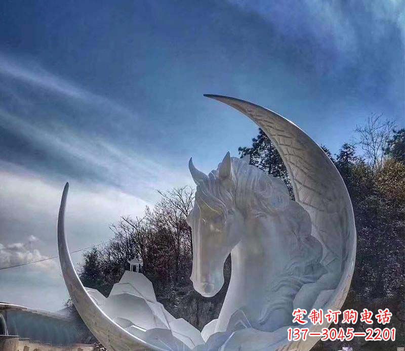武汉不锈钢月亮雕塑一种独特的艺术品