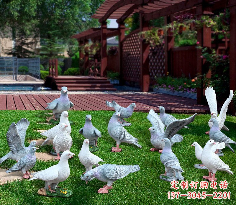 武汉抽象鸽子雕塑