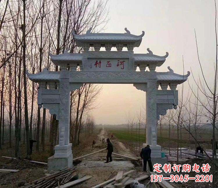 武汉牌坊雕塑——记忆中的美丽家乡