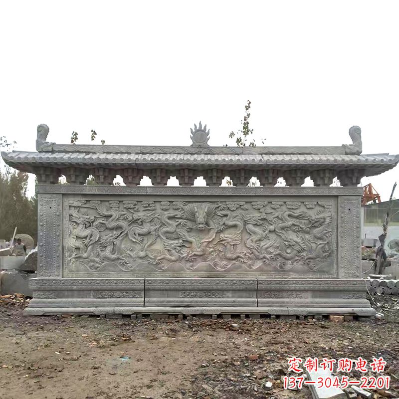 武汉大理石影壁雕塑美丽的艺术精品