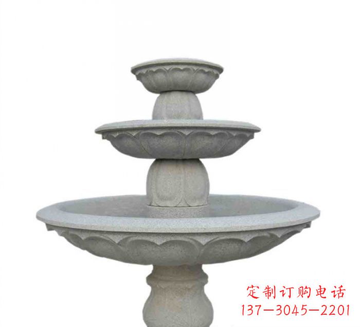 武汉大理石多层喷泉石雕——精美而充满灵性的艺术杰作