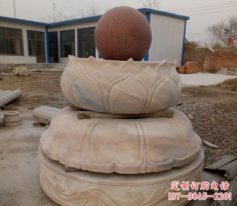 武汉大理石风水球雕塑