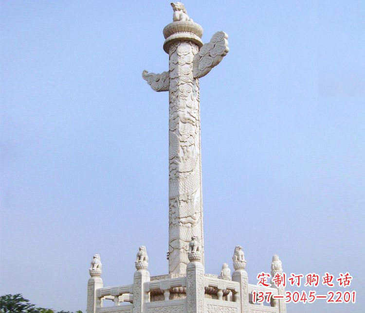 武汉大理石华表雕塑