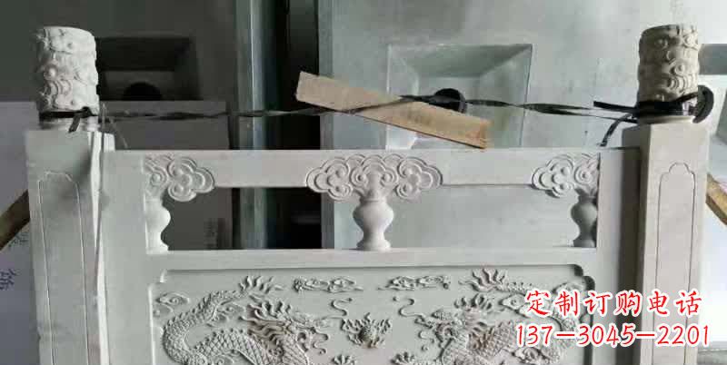 武汉大理石龙浮雕栏板雕塑