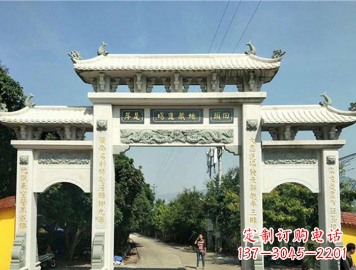 武汉大理石牌坊雕塑