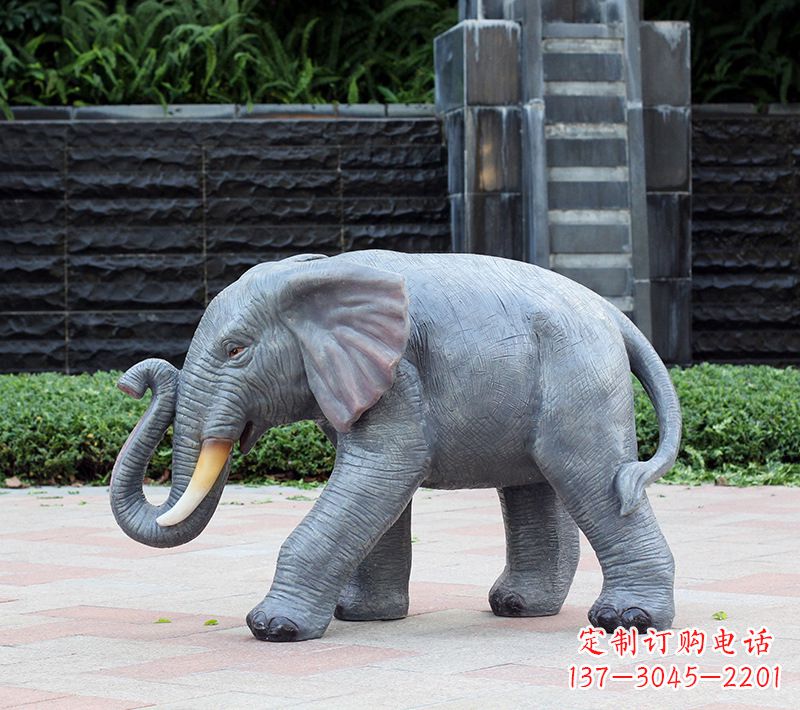 武汉大象 石雕雕塑