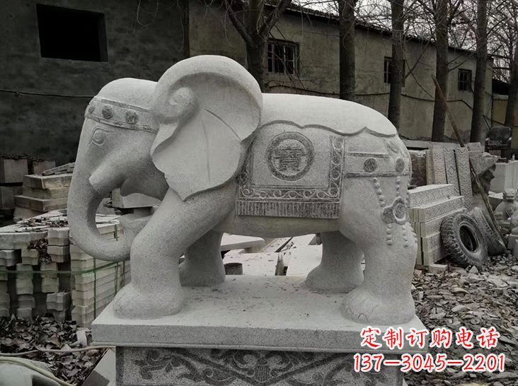 武汉大象 石雕 古代