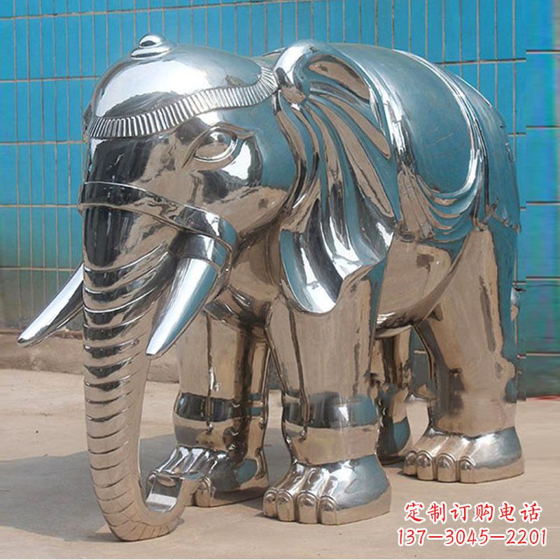 武汉立体逼真大象雕塑