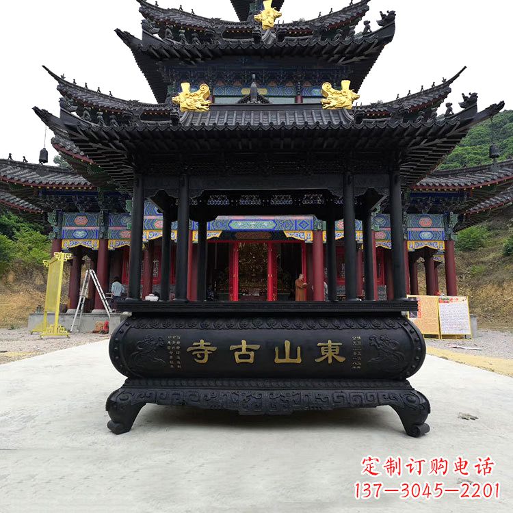 武汉大型寺庙香炉雕塑