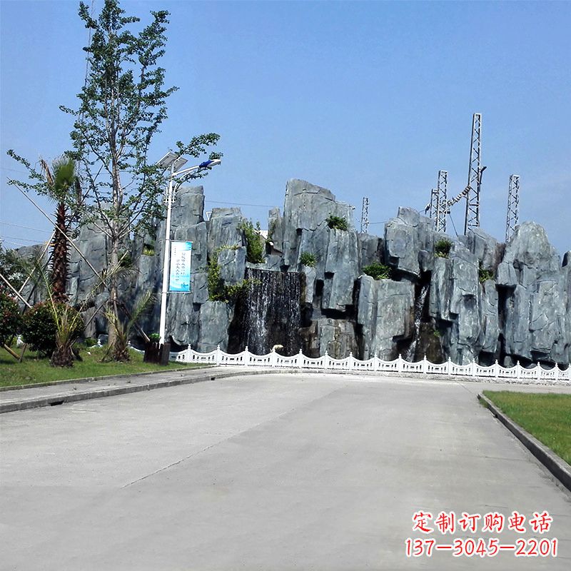 武汉大型塑石假山雕塑