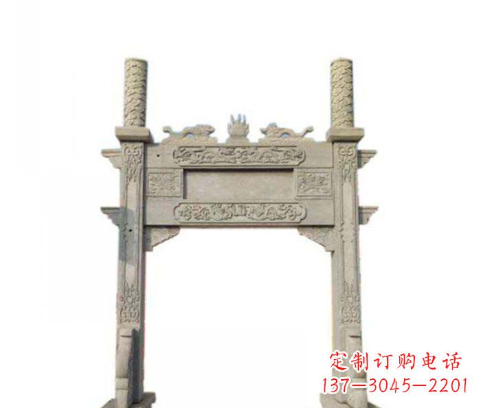 武汉产品名称中领雕塑-牌坊石雕