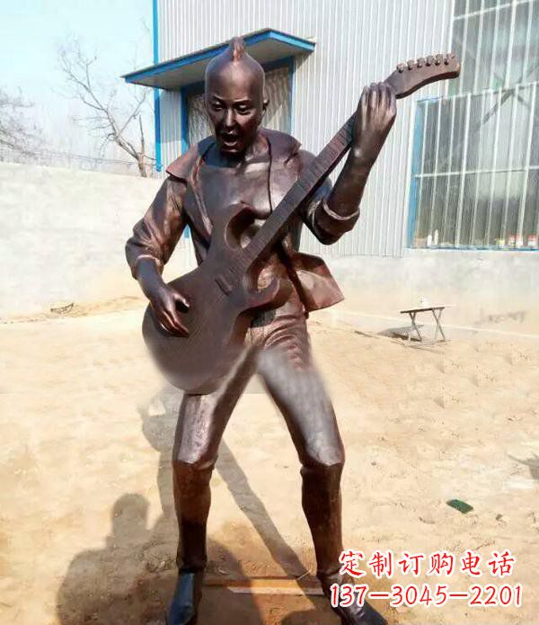 武汉音乐传奇——吉他雕塑