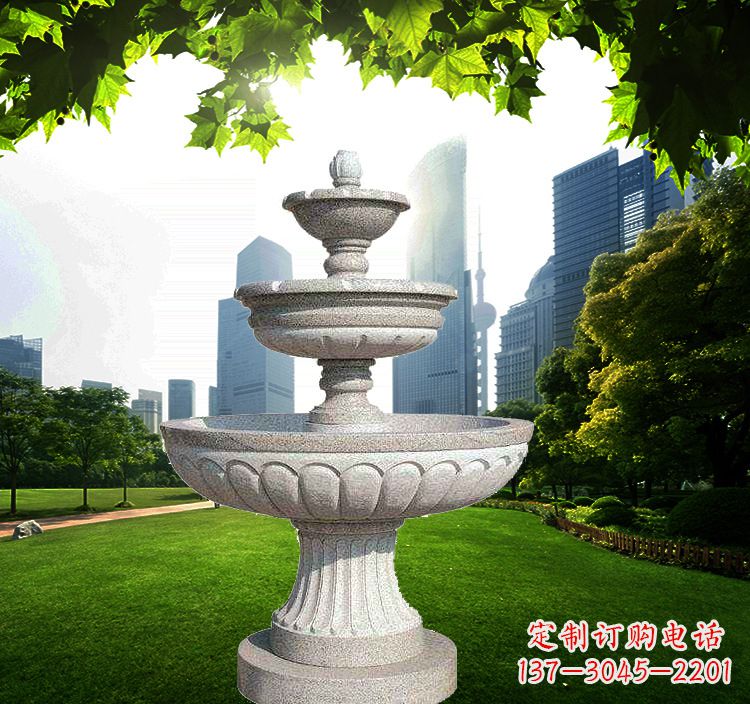 武汉跌水盆石喷泉雕塑