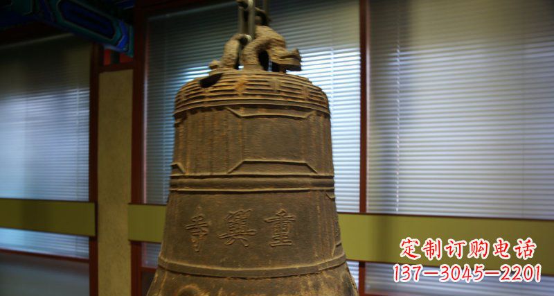 武汉仿古铜钟寺庙铜雕