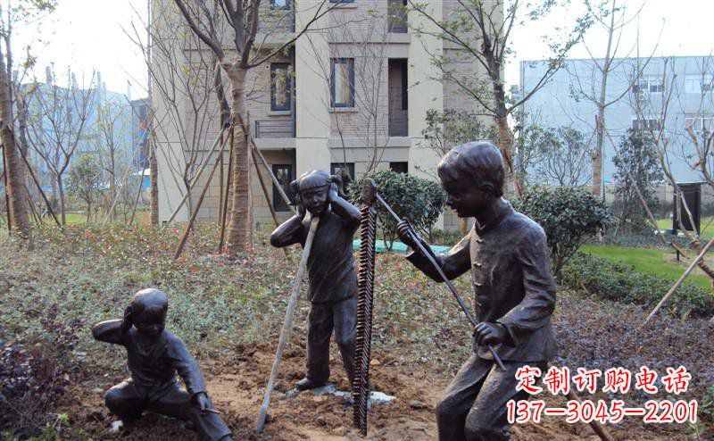 武汉中领雕塑 | 为儿童景观带来美好的铜雕塑