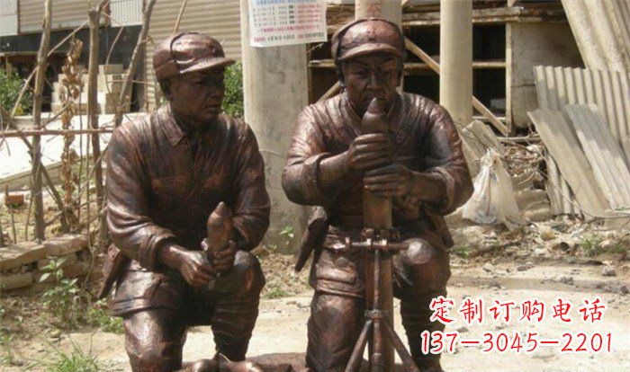 武汉英勇勇士铜雕