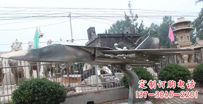 武汉飞机模型不锈钢企业雕塑